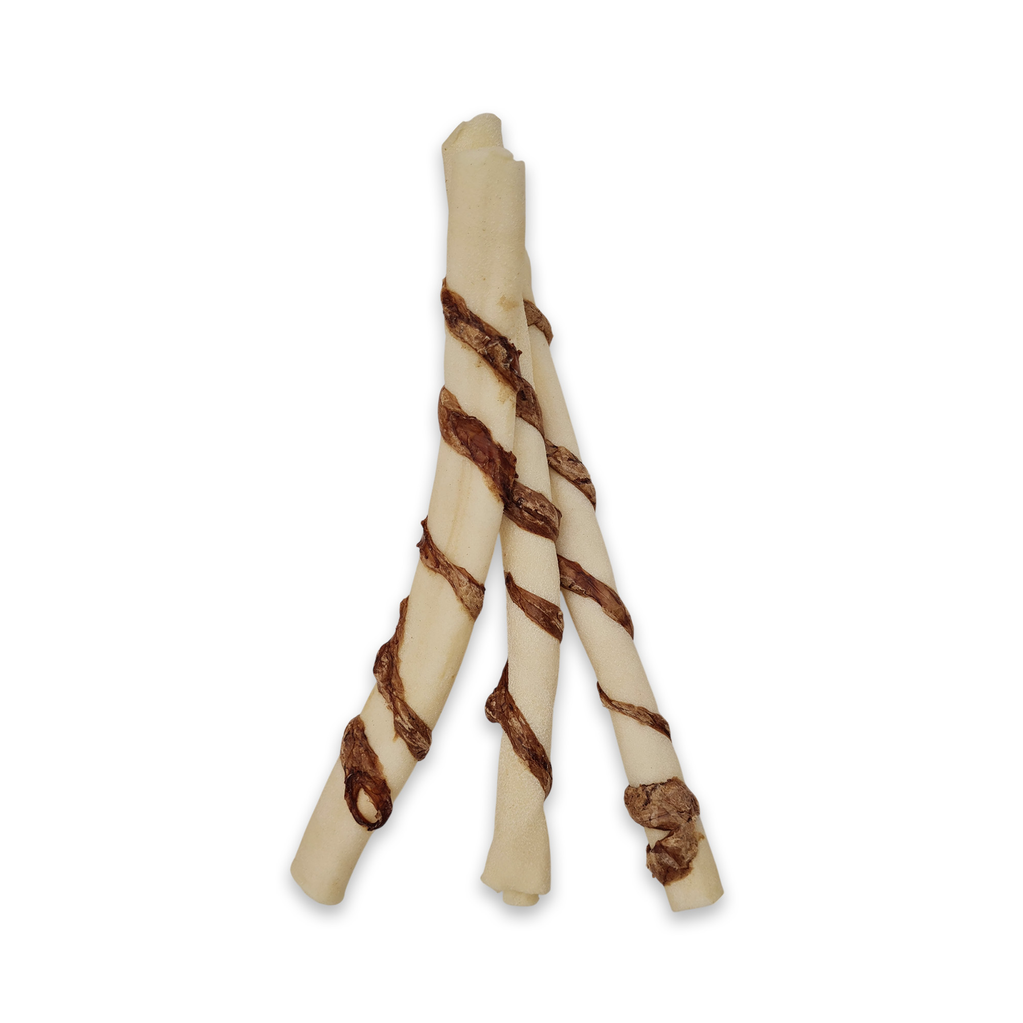 RAWHIDE ROLL SLIM WITH LUNG 26.5 CM - 3 pcs / 120g – Bild 2