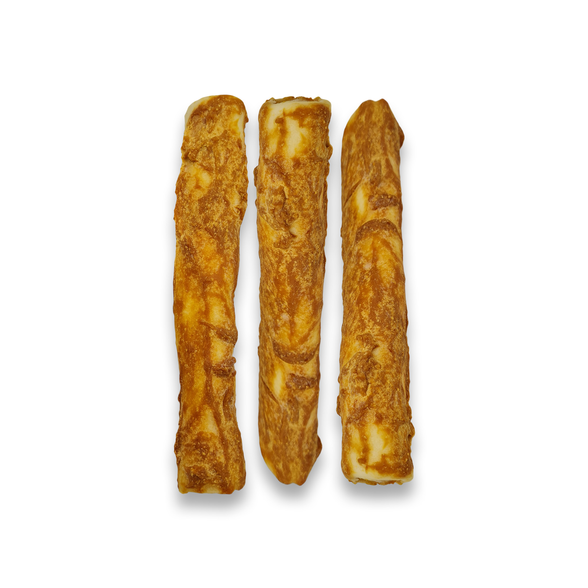 RAWHIDE ROLL WITH CHICKEN 21.5 CM - 3 pcs / 250g - immagine 2